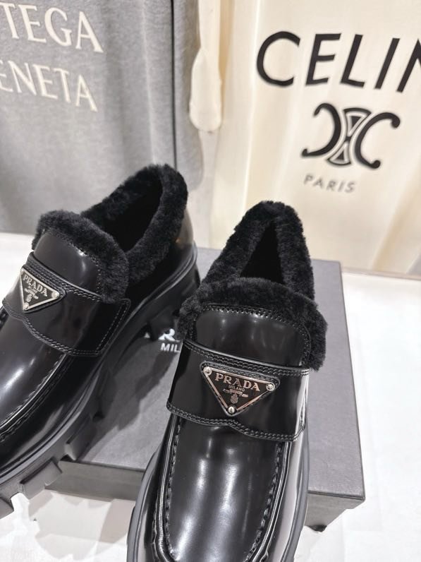 Лоферы на меху зимние фото 4