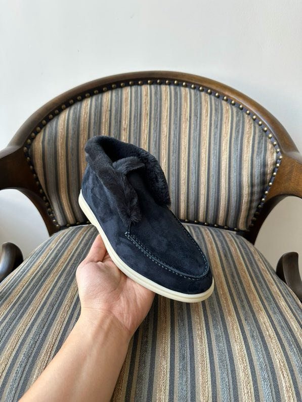 Лоферы на меху зимние фото 4