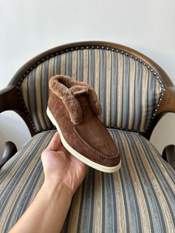 Лоферы на меху зимние фото 5