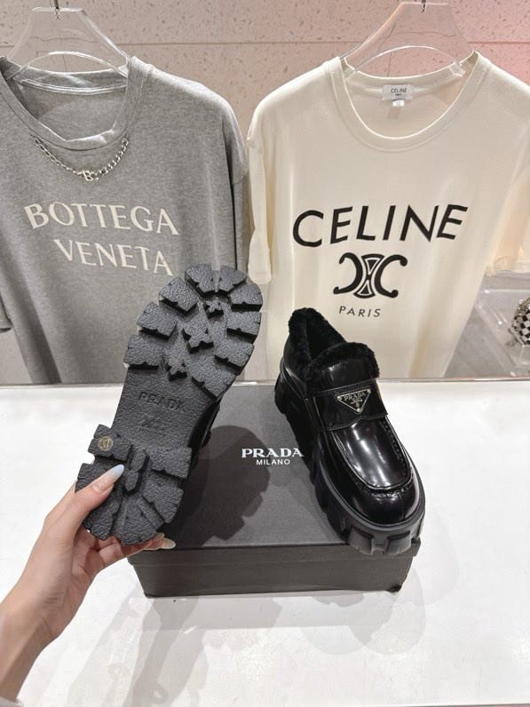 Лоферы на меху зимние фото 7