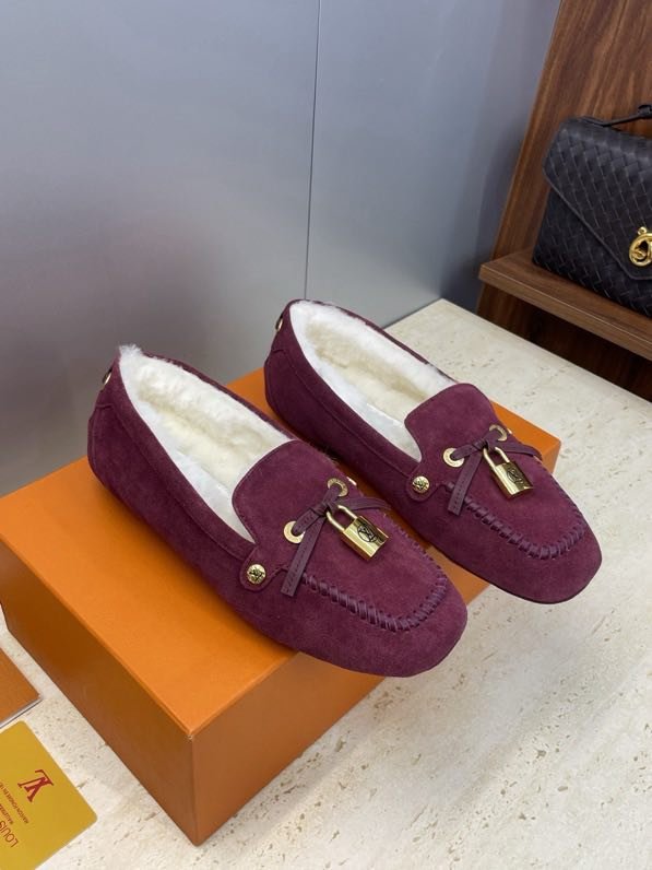 Лоферы на меху фото 5