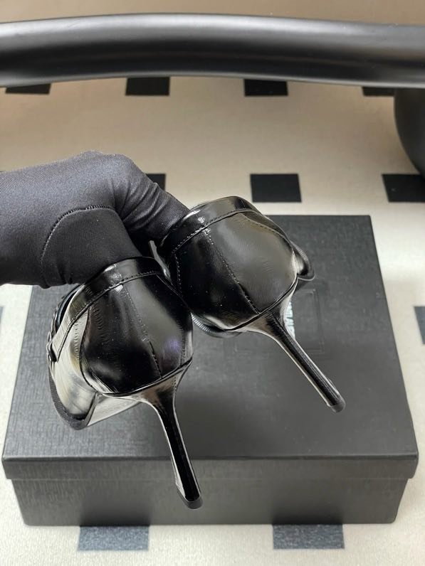 Лоферы на высоком каблуке фото 7