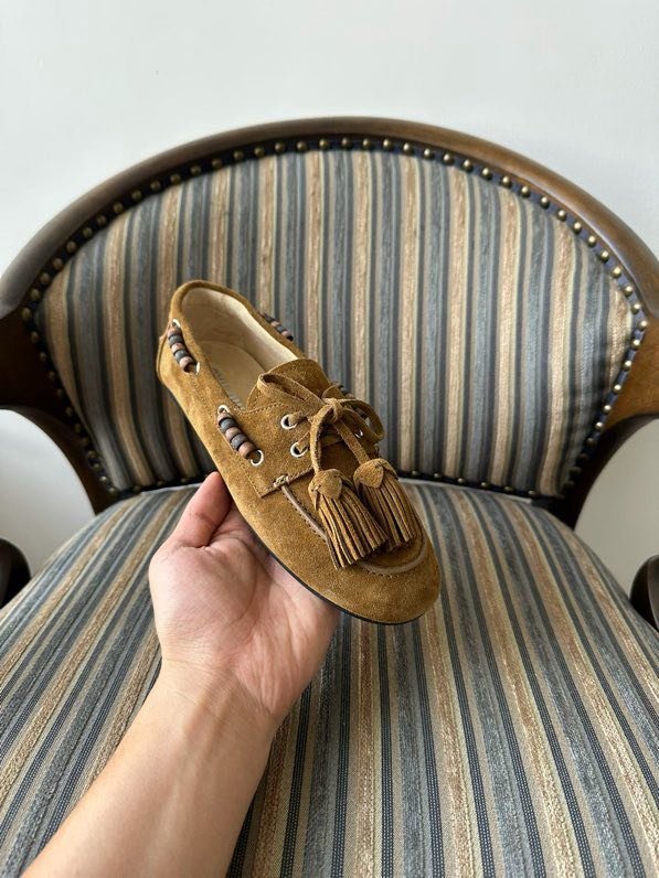 Лоферы замшевые женские фото 3