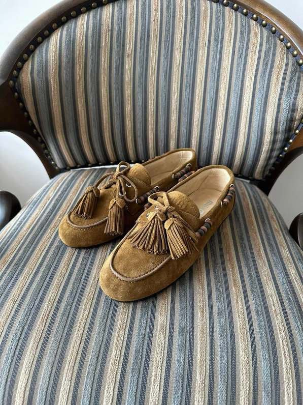 Лоферы замшевые женские фото 9