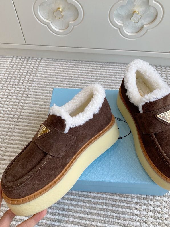Лоферы жіночі на хутрі зимові фото 2
