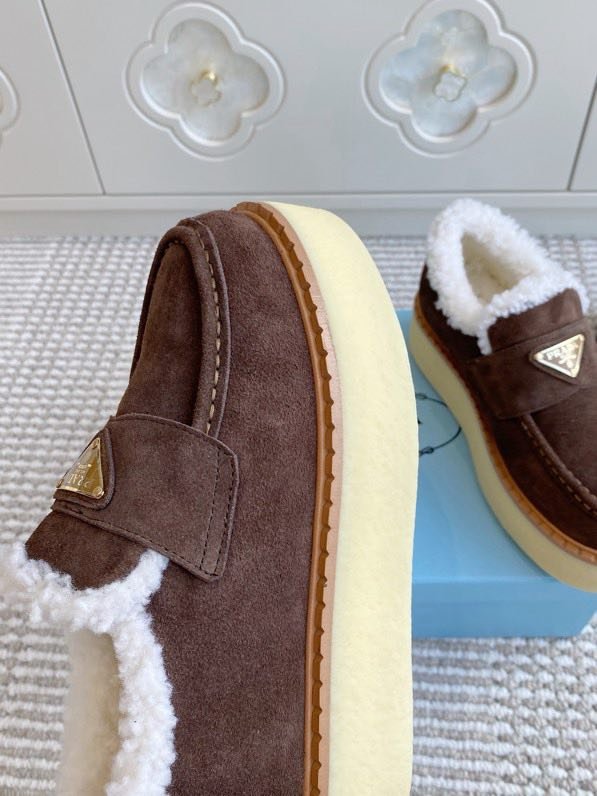 Лоферы жіночі на хутрі зимові фото 6