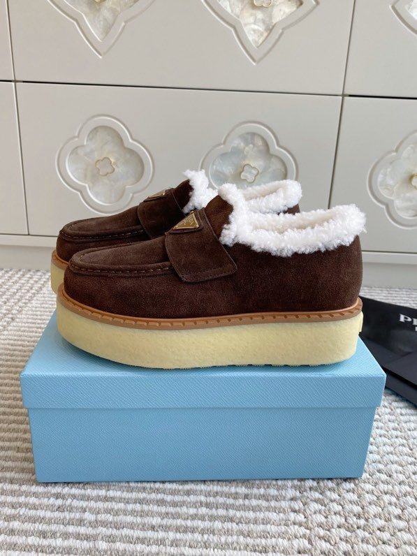 Лоферы жіночі на хутрі зимові фото 7