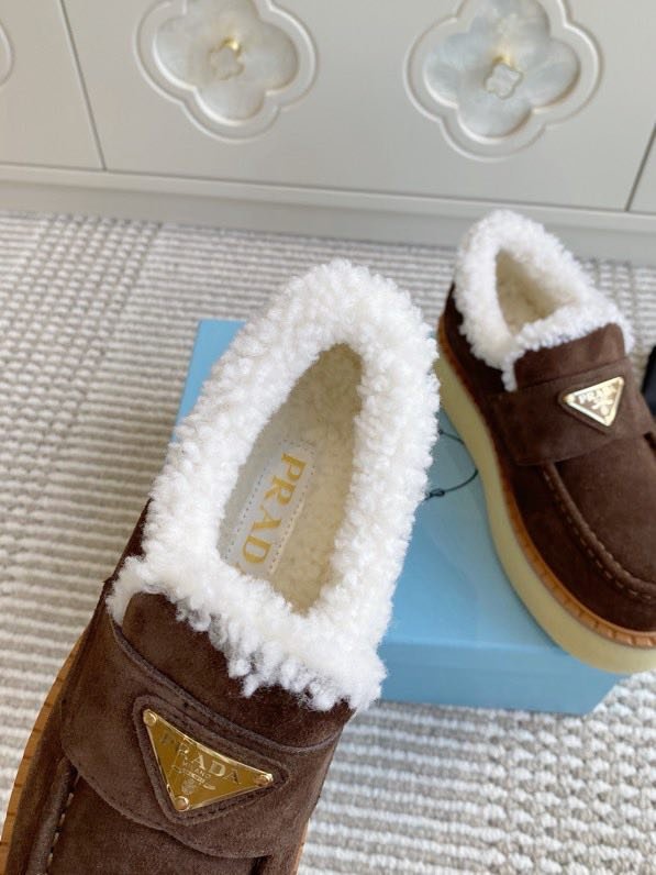 Лоферы жіночі на хутрі зимові фото 8
