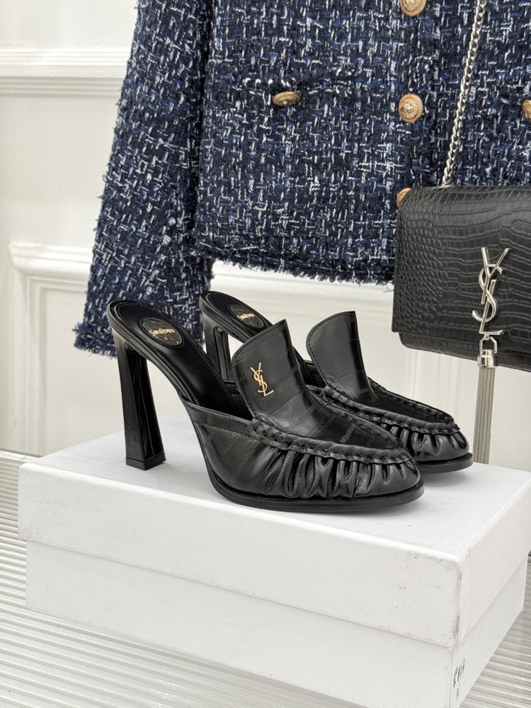 Лоферы women's on high heel