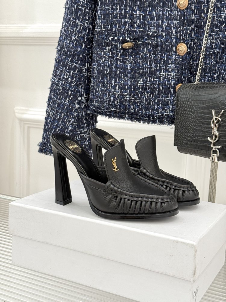 Лоферы women's on high heel
