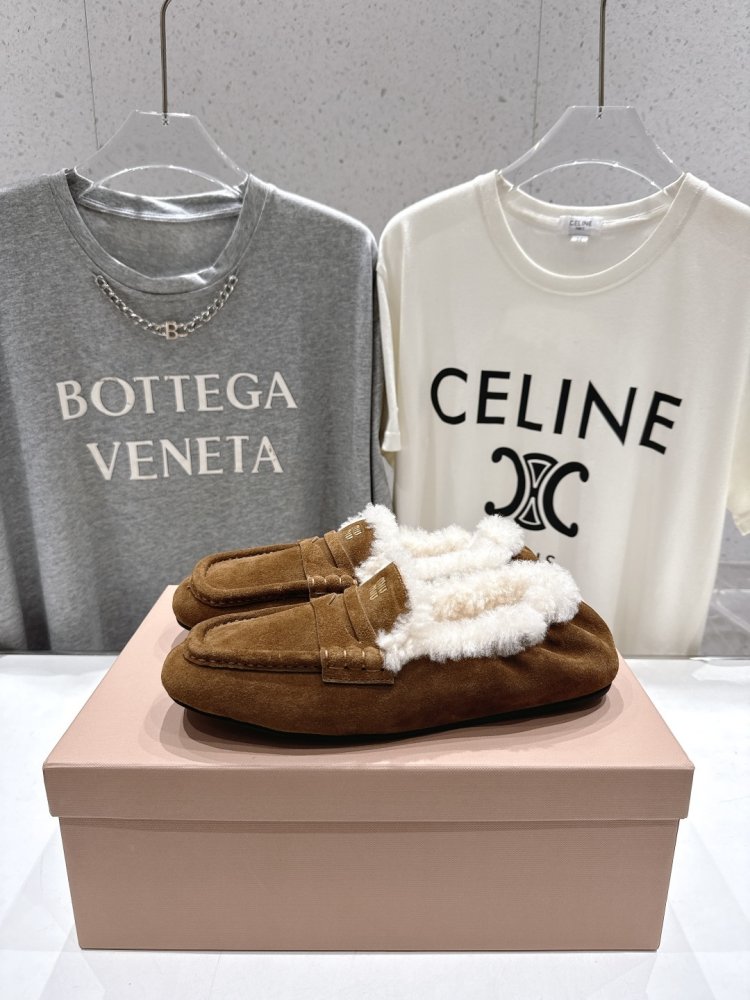 Лоферы зимние на меху женские фото 3