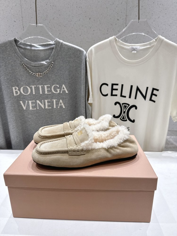 Лоферы зимние на меху женские фото 3