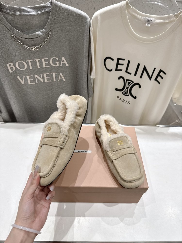 Лоферы зимние на меху женские фото 4