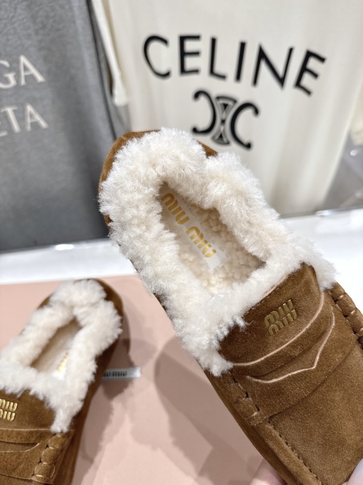 Лоферы зимние на меху женские фото 6