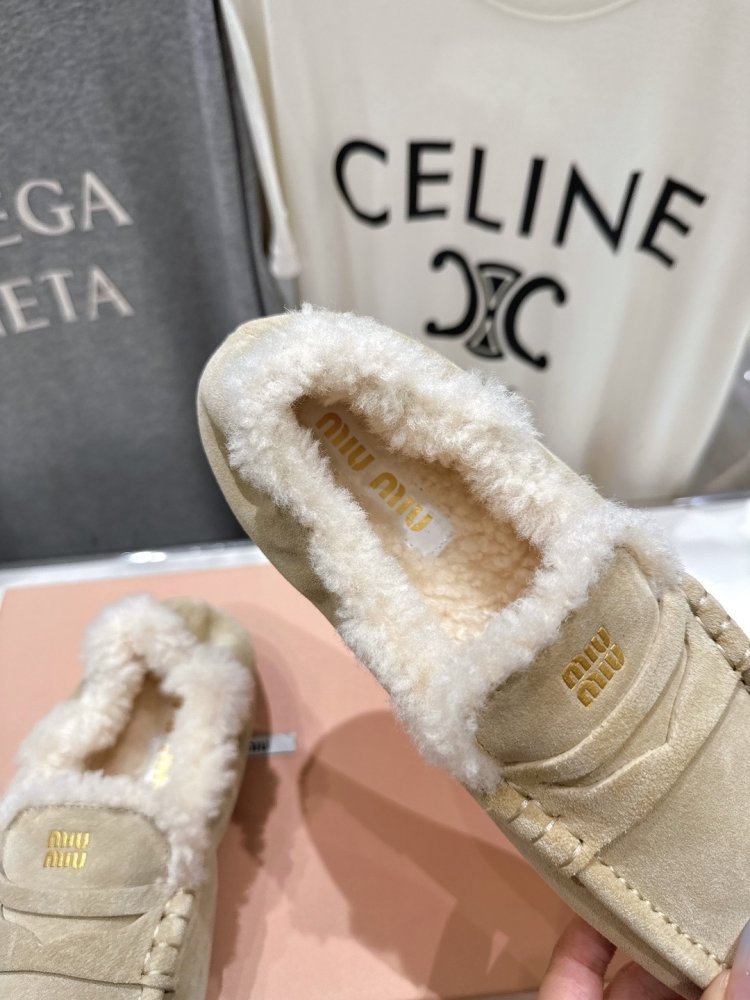 Лоферы зимние на меху женские фото 6