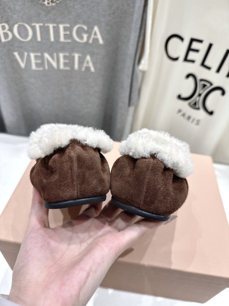 Лоферы зимние на меху женские фото 8