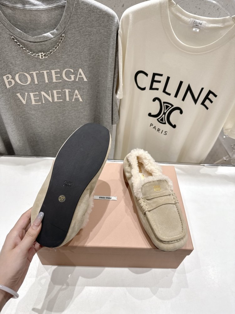 Лоферы зимние на меху женские фото 9