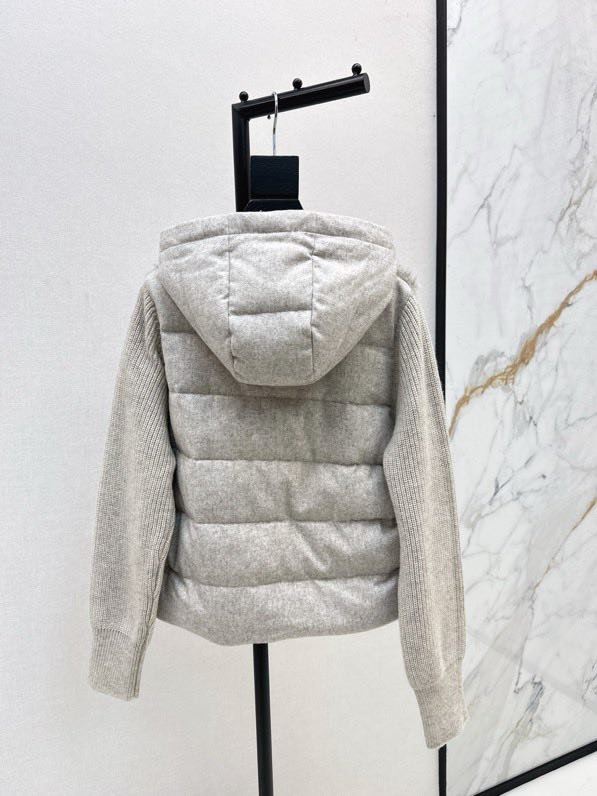 Лоскутная куртка с капюшоном фото 3