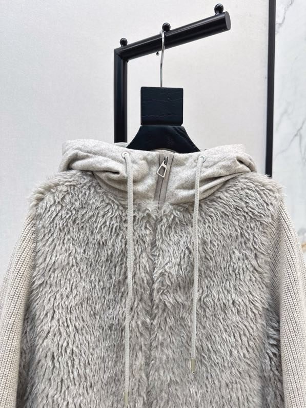 Лоскутная куртка с капюшоном фото 5