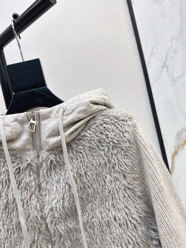 Лоскутная куртка с капюшоном фото 8