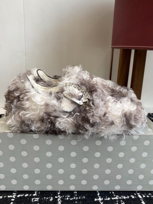 Хутряні зимові туфлі