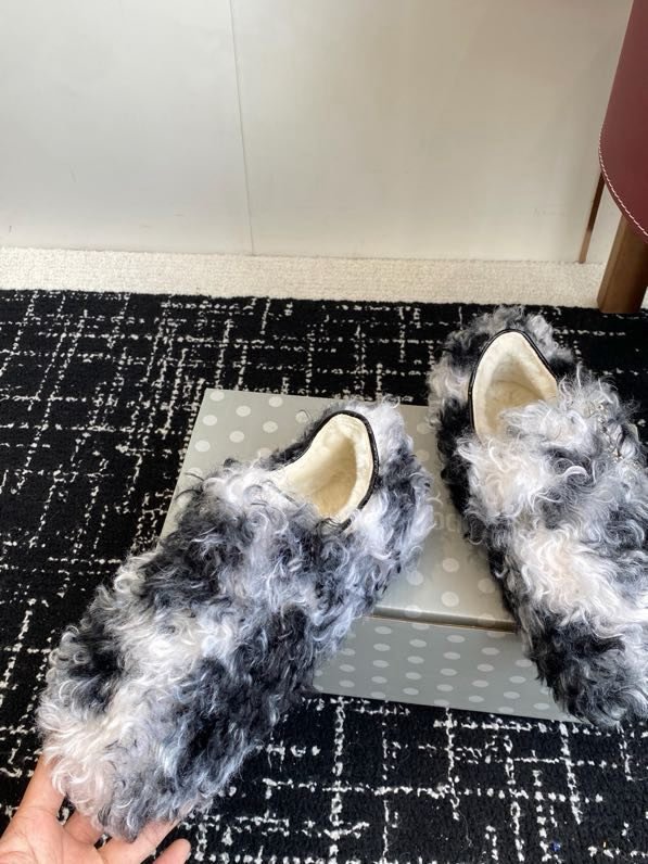 Меховые зимние туфли фото 3