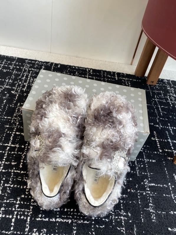 Хутряні зимові туфлі фото 6