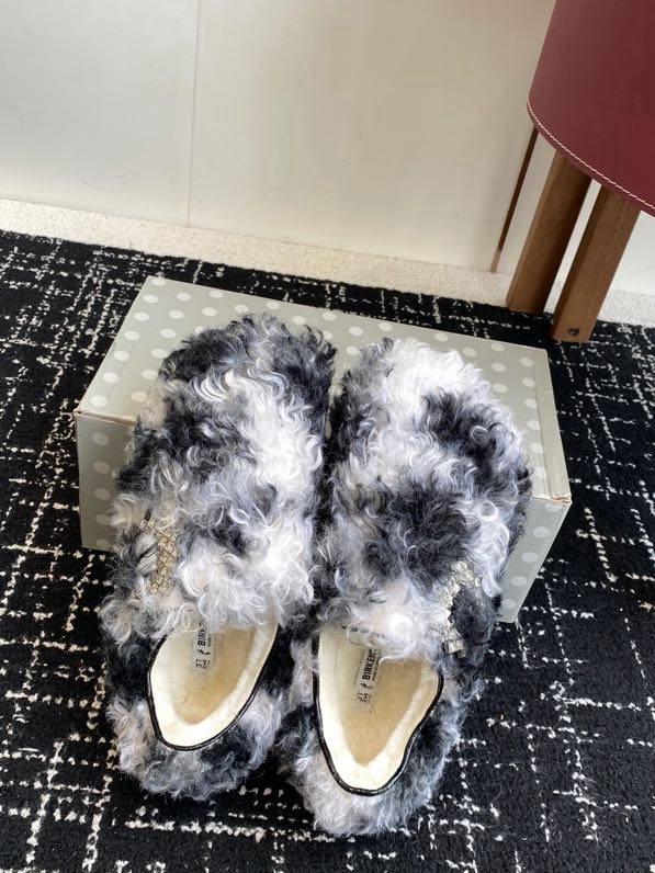 Меховые зимние туфли фото 6