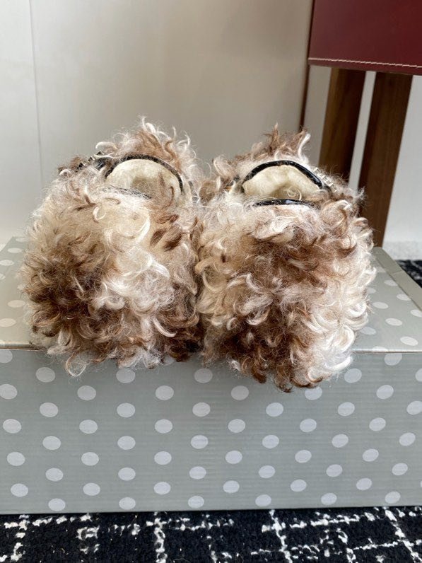 Меховые зимние туфли фото 7