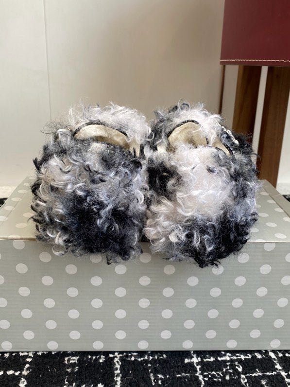 Меховые зимние туфли фото 7