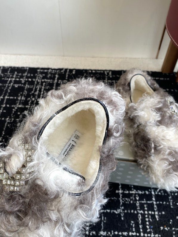 Хутряні зимові туфлі фото 8