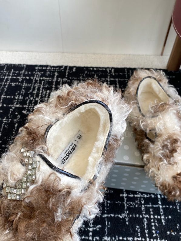 Меховые зимние туфли фото 8