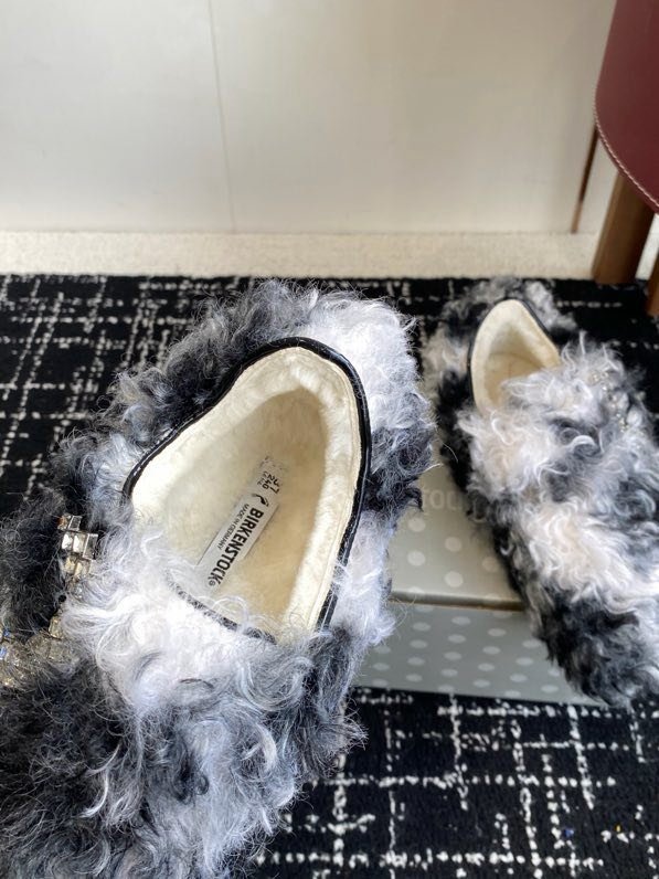 Меховые зимние туфли фото 8