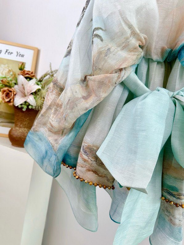 Мини платье BALANCE с глубоким V-образным вырезом фото 3