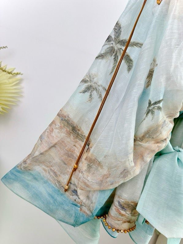 Мини платье BALANCE с глубоким V-образным вырезом фото 9