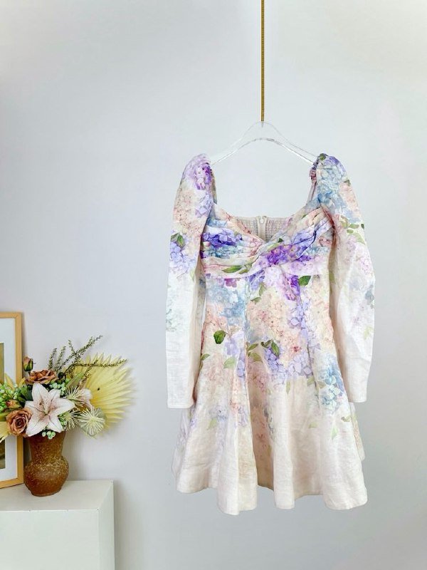 Mini-dress from long sleeves DAWNING Bubble