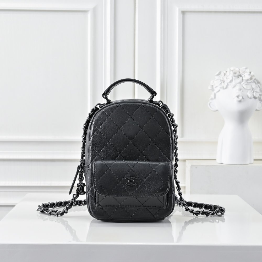 Мини рюкзак кожаный женский 12 см