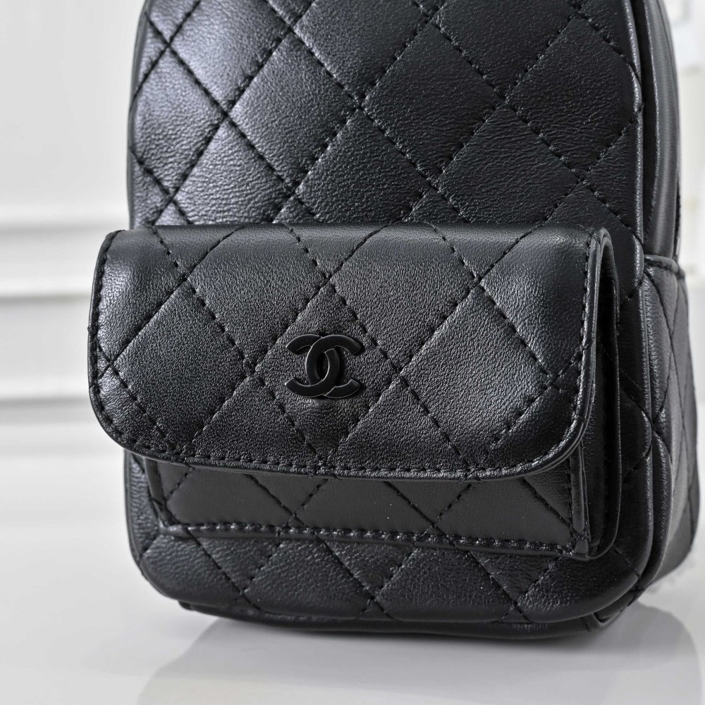 Мини рюкзак кожаный женский 12 см фото 5