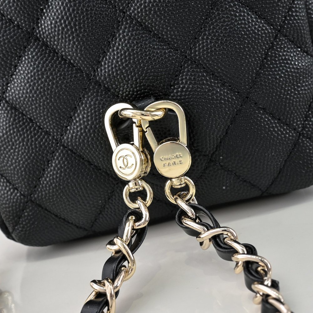 Мини рюкзак кожаный женский 12 см фото 6