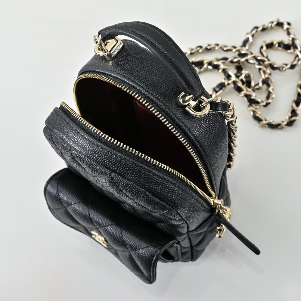 Мини рюкзак кожаный женский 12 см фото 8