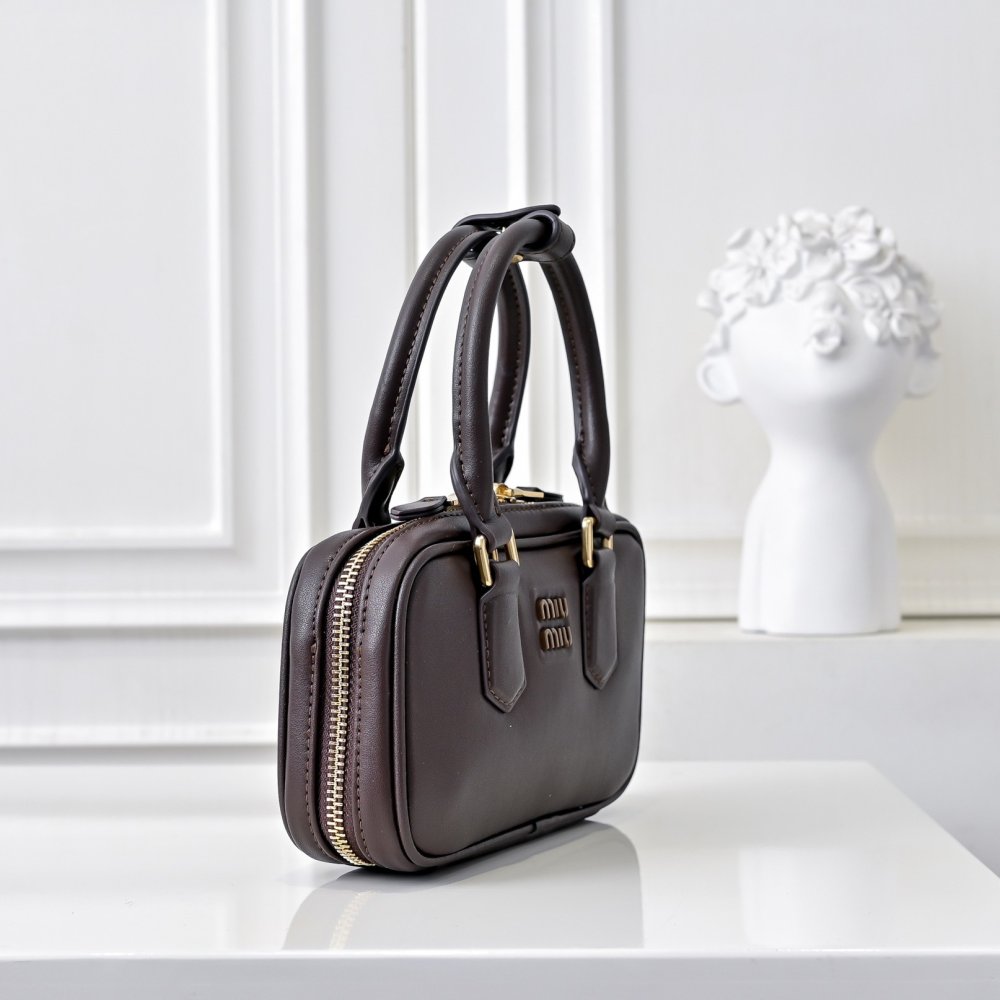 Мини сумка Arcadie кожаная 19 см фото 2