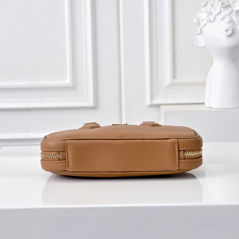 Мини сумка Arcadie кожаная 19 см фото 4