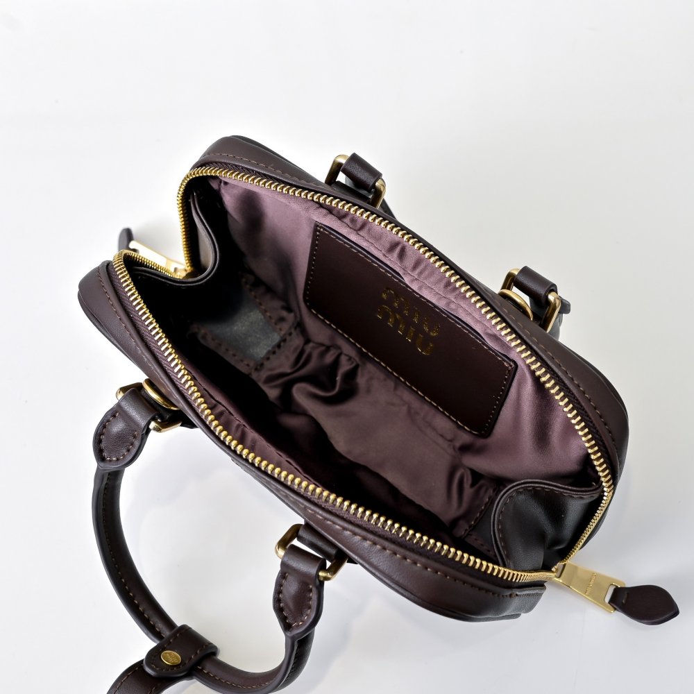 Мини сумка Arcadie кожаная 19 см фото 8