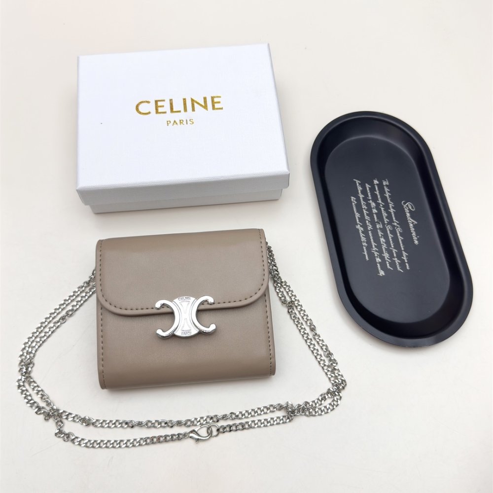 Мини сумка кошелек на цепочке фото 2