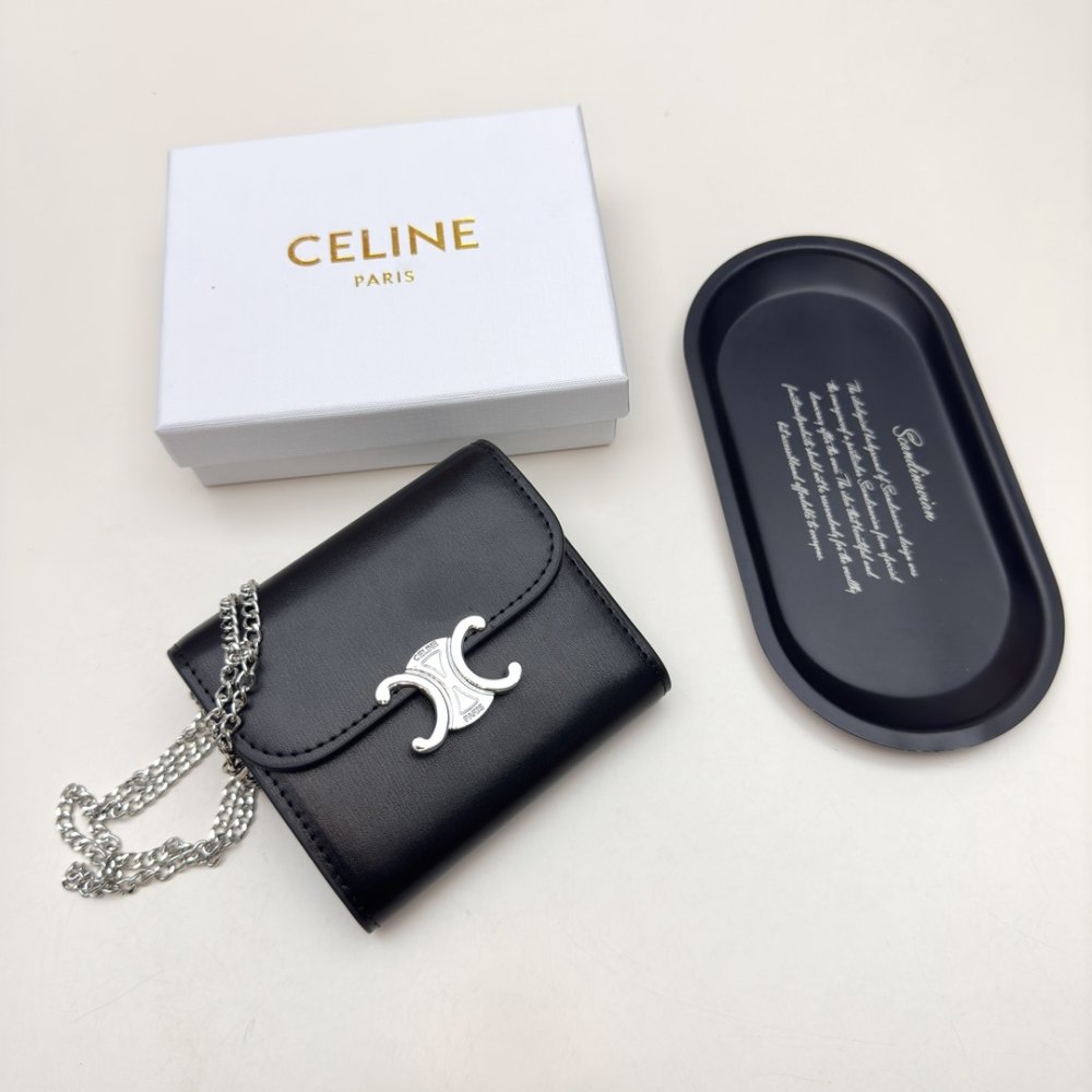 Мини сумка кошелек на цепочке фото 2