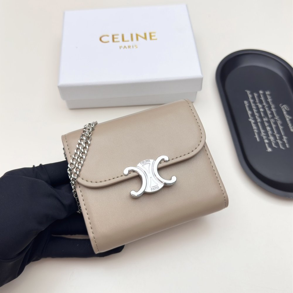 Мини сумка кошелек на цепочке фото 4