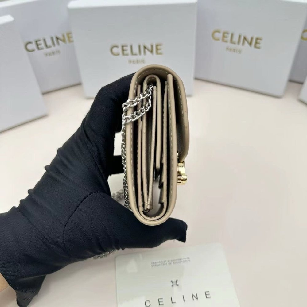 Мини сумка кошелек на цепочке фото 5