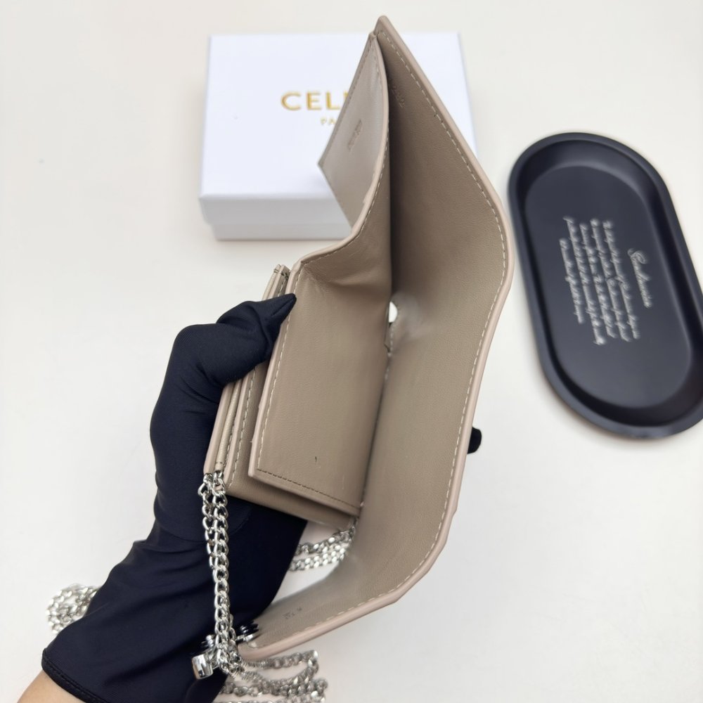 Мини сумка кошелек на цепочке фото 6