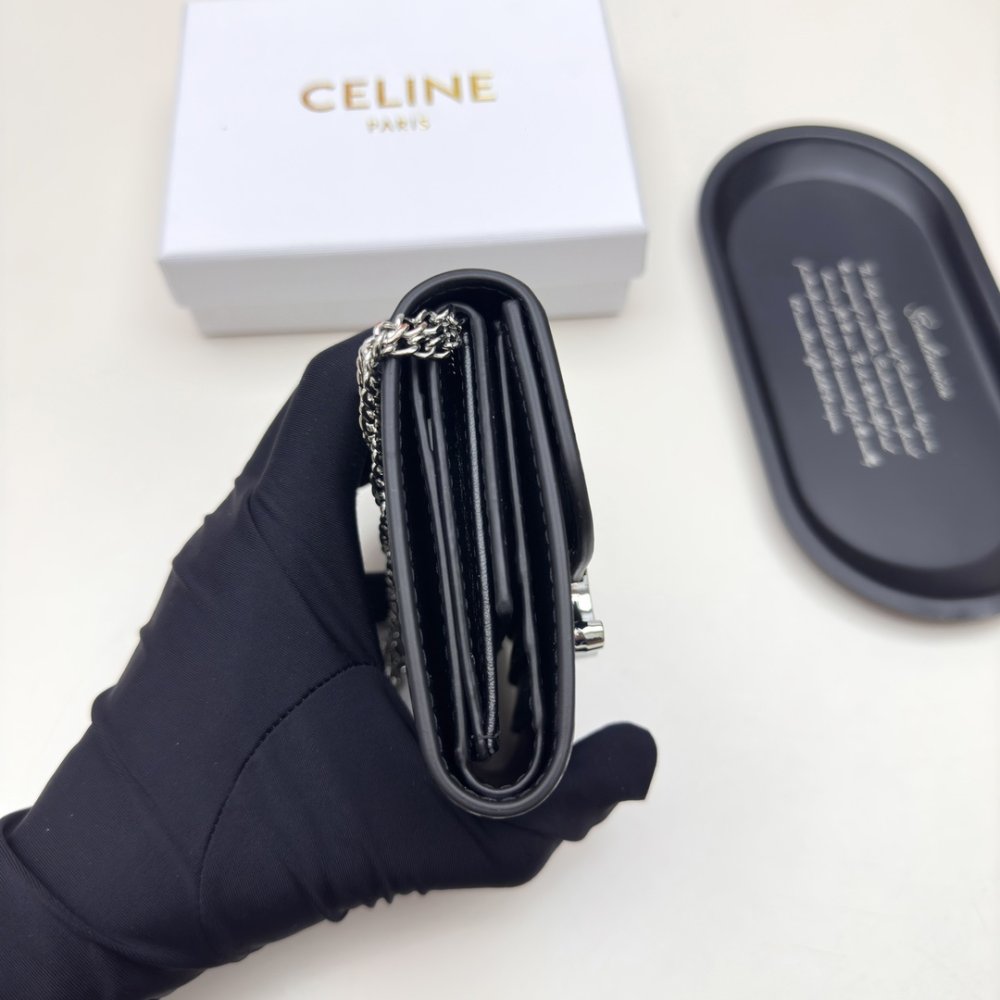 Мини сумка кошелек на цепочке фото 6