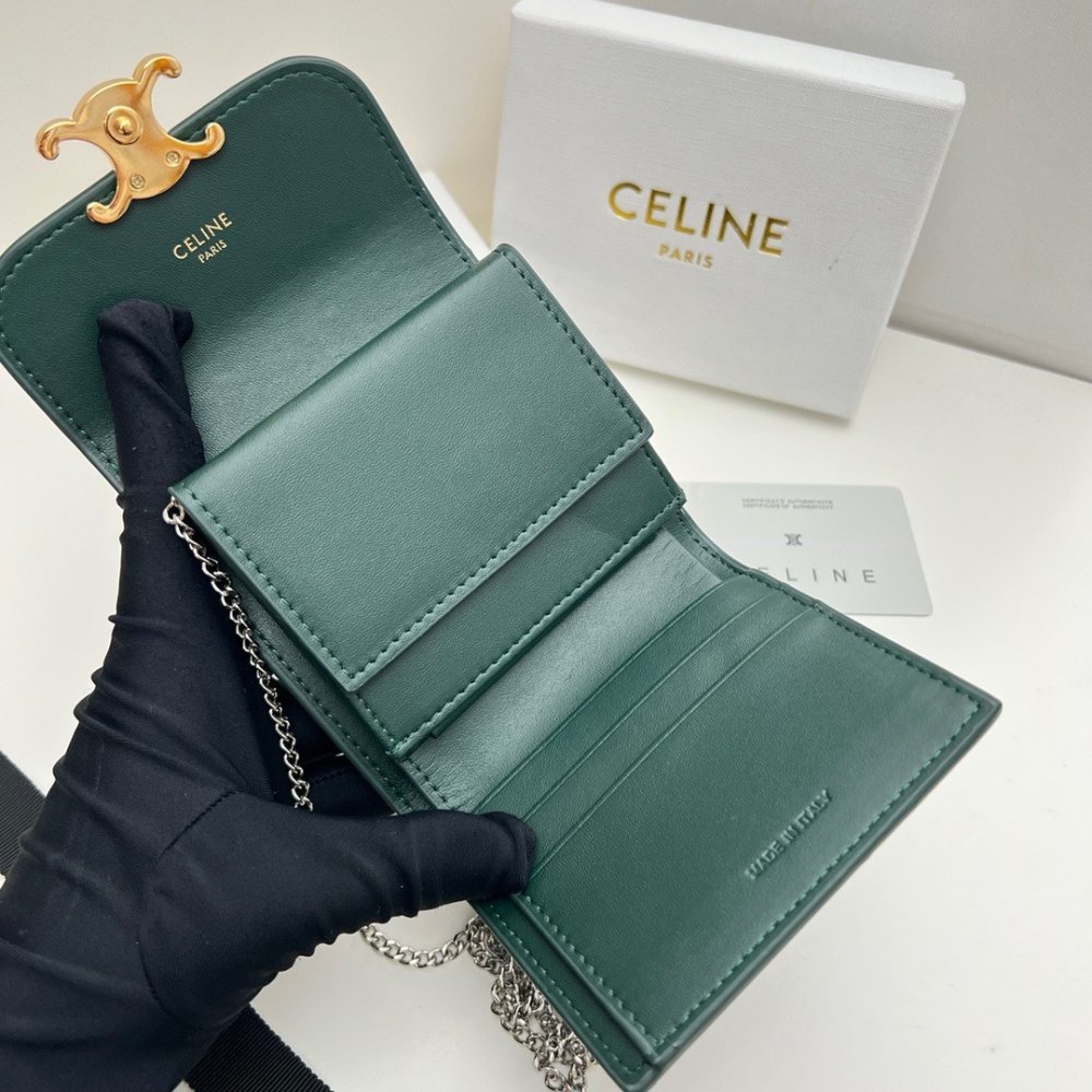 Мини сумка кошелек на цепочке фото 6